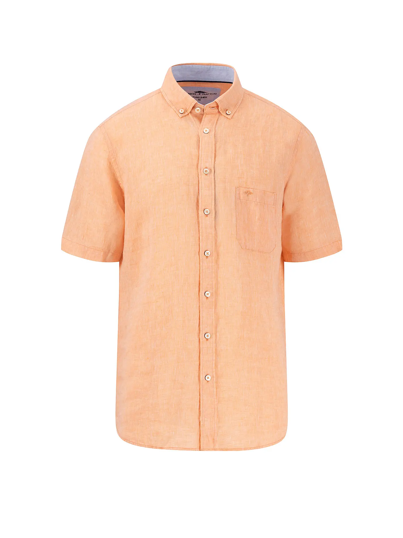 FYNCH HATTON | Leinenhemd Casual Fit | orange